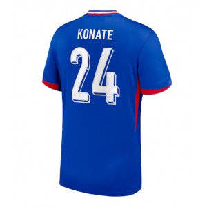 Fotbalové Dres Francie Ibrahima Konate #24 Domácí Oblečení ME 2024 Krátký Rukáv